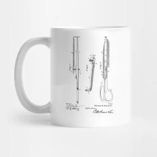 Scissors VINTAGE PATENT DRAWING Mug